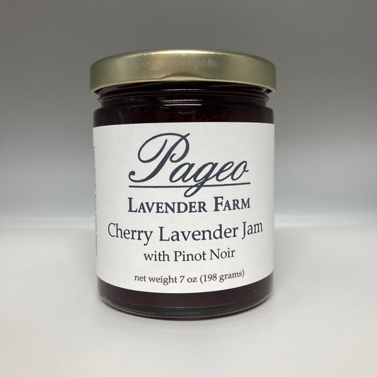 Cherry Lavender Jam with Pinot Noir